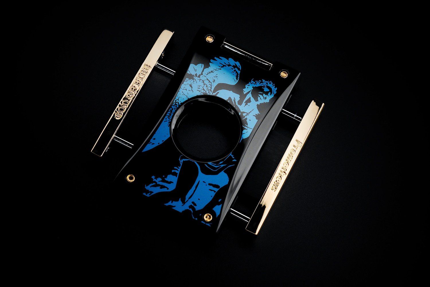 Prometheus God of Fire “Never Back Down” Cutter H, Color: Blue