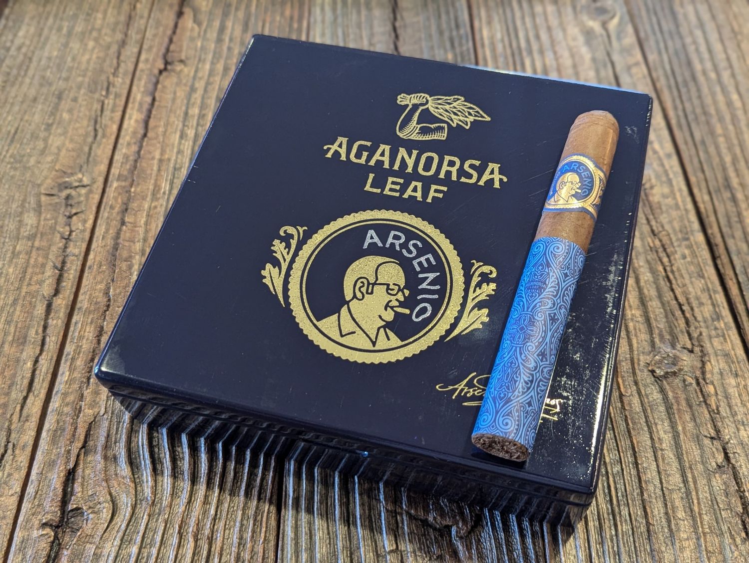Aganorsa Leaf Arsenio, Size: Toro (6x52), Single/Box: (Single)