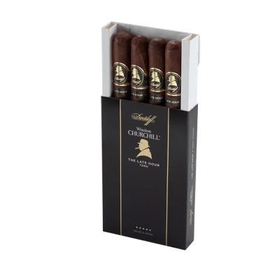 Davidoff Winston Churchill The Late Hour, Size: Toro (6&quot;x54), Single/Box: (Single Pack of 4)