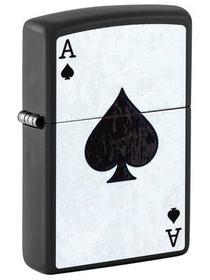 Zippo 81647 Ace of Spades Blacklight