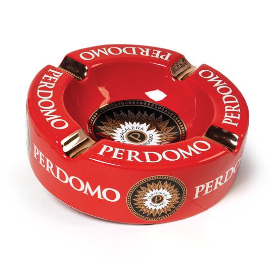 Perdomo Ceramic Ashtray, Color: Red