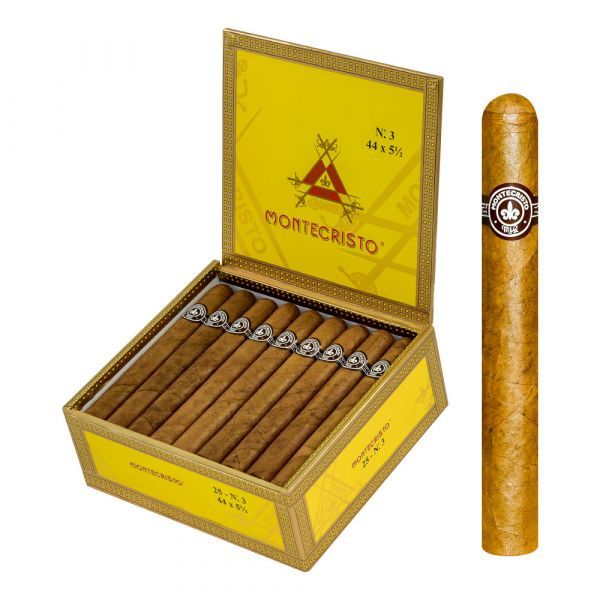 Montecristo, Size: No. 3 (5.5&quot;x44), Single/Box: (Single)