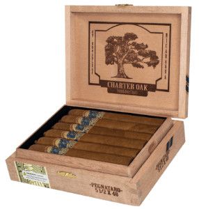 Charter Oak Especiales Pegnataro Shade - Corona (5.5&quot;x48), Single/Box: (Single)