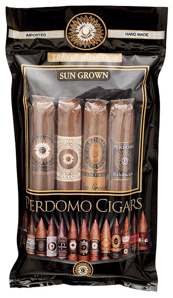 Perdomo Sun Grown Sampler, Single/Box: (Single Pack of 4)