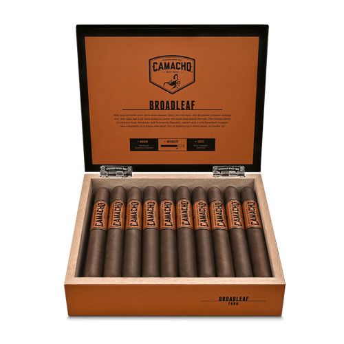 Camacho Broadleaf, Size: Toro (6 x 50), Single/Box: (Single)