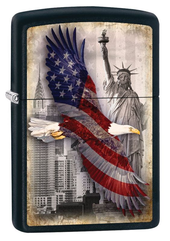 Zippo 78717 Bald Eagle &amp; New York City