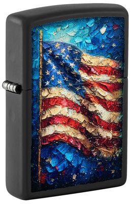 Zippo 46718 Painted Flag Design