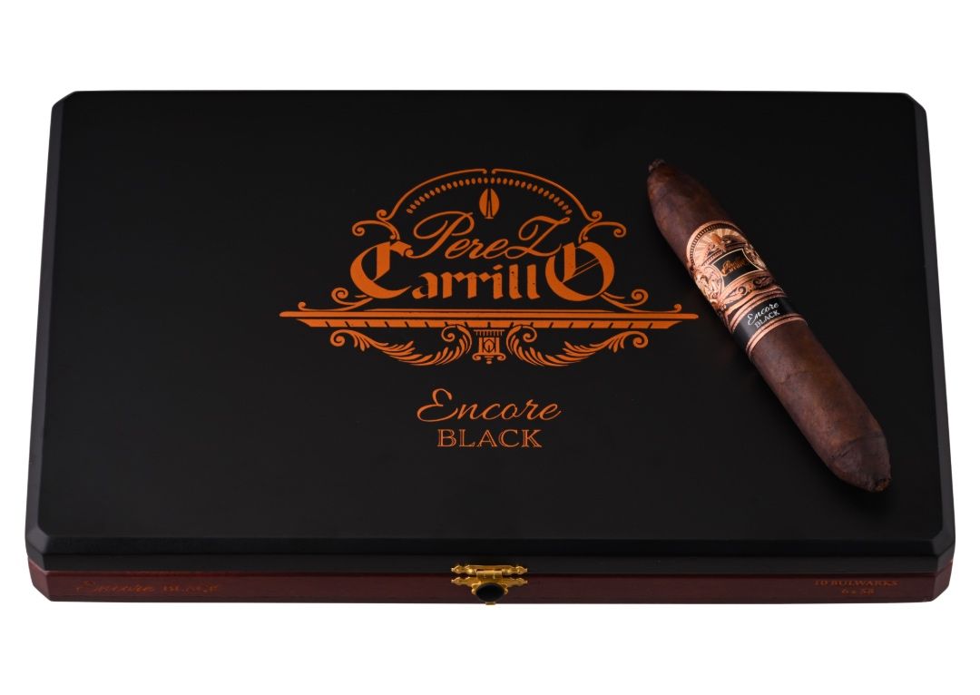 E.P. Carrillo Encore Black, Size: Bulwark Figurado (6&quot;x58), Single/Box: (Single)