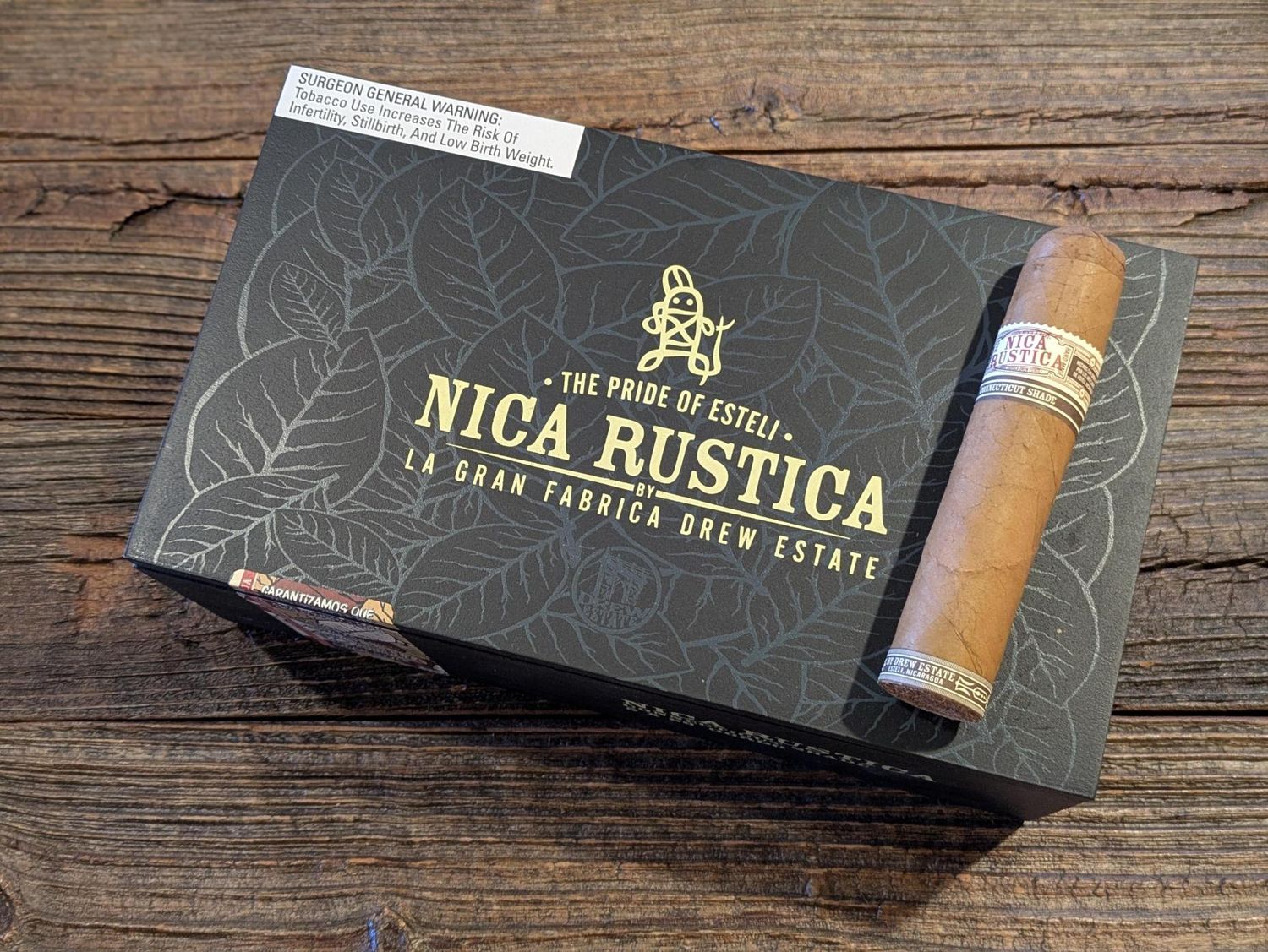 Nica Rustica Shade, Size: Gordo (6&quot;x60), Single/Box: (Single)