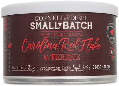 Cornell &amp; Diehl Small Batch Carolina Red Flake with Perique TIN