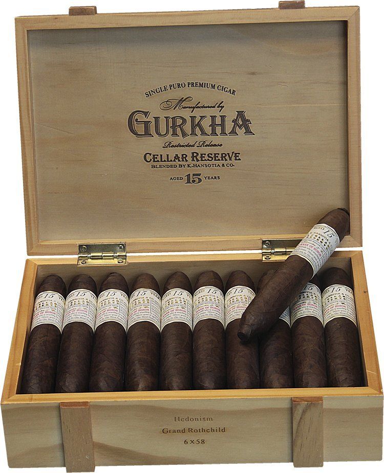 Gurkha Cellar Reserve 15 Yr, Size: Hedonism Grand Rothschild, Single/Box: (Single)