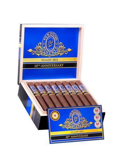 Perdomo Reserve 10th Anniversary Series Maduro, Size: Epicure (6&quot;x54), Single/Box: (Single)