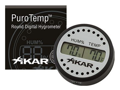 Xikar Digital Hygrometer 832XI Round, Single/Box: (Single)