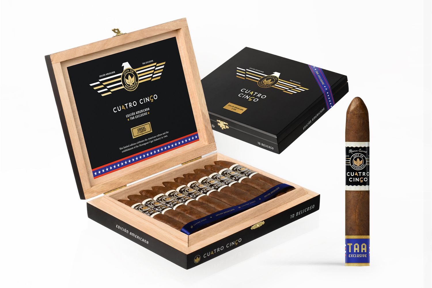 Joya De Nicaragua Cuatro Cinco Edicion Americana TAA, Single/Box: (Single)