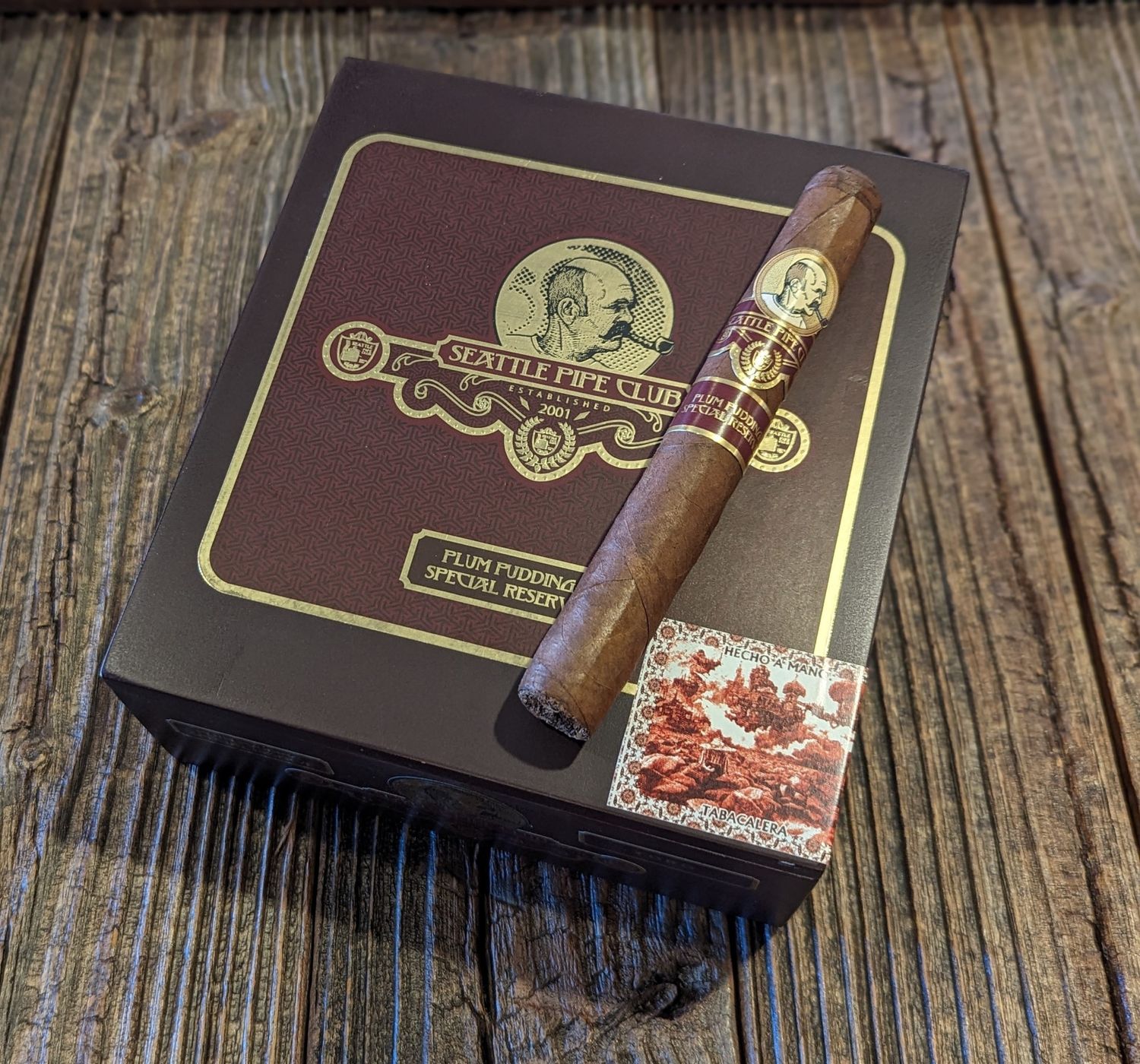 Seattle Pipe Club Plum Pudding Special Reserve, Size: Toro, Single/Box: (Single)