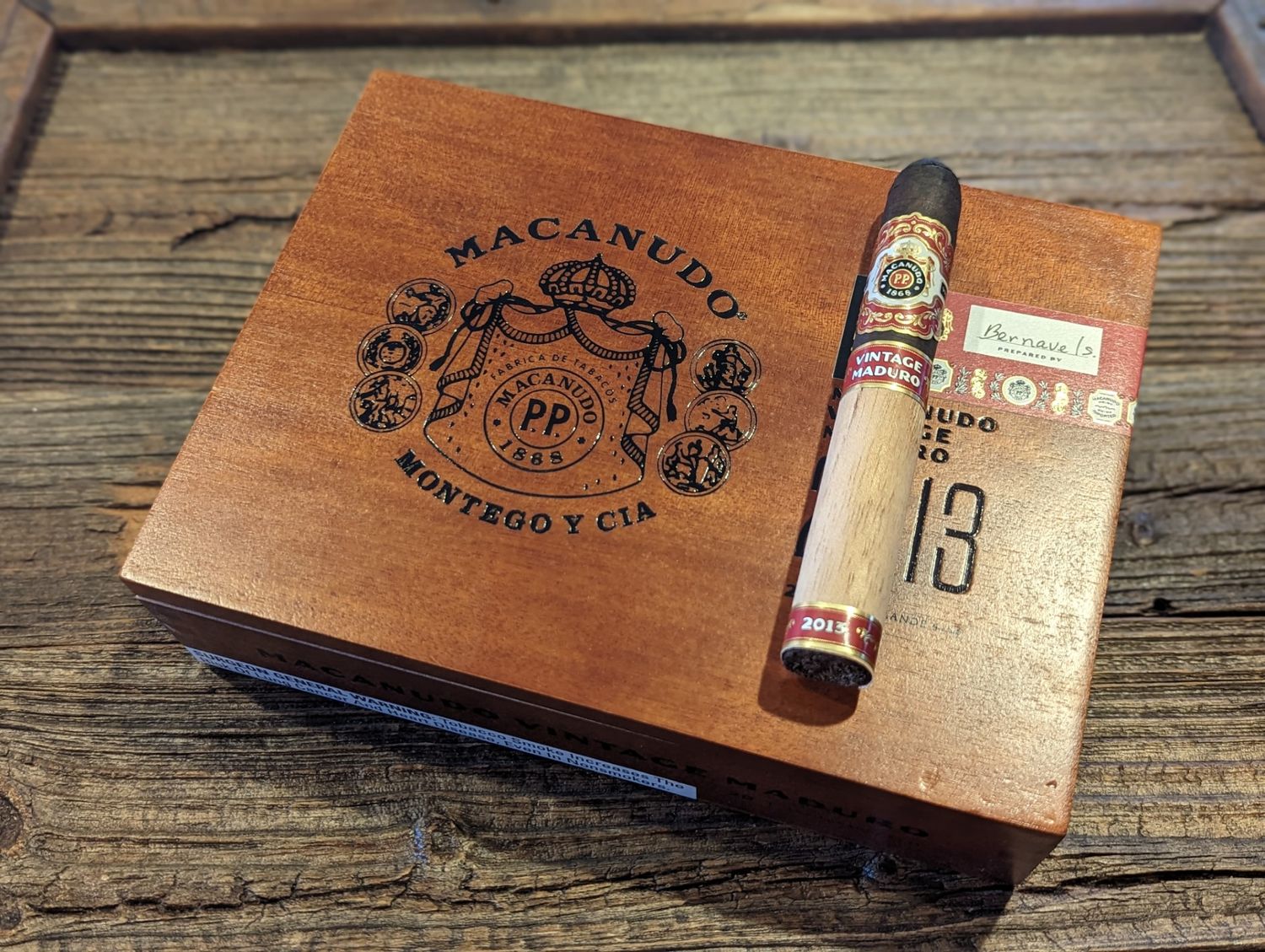 Macanudo Vintage Maduro 2013, Size: Toro Grande (6 x 54), Single/Box: (Single)