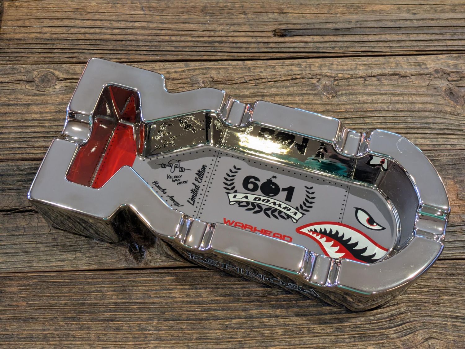 Espinosa Warhead Ashtray, Color: Silver (Warhead II)