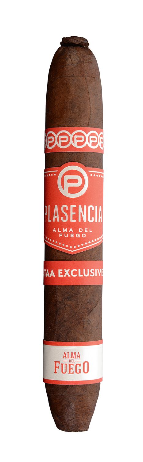 Plasencia Alma del Fuego, Size: Cortez Figurado TAA (5 3/4 x 56), Single/Box: (Single)