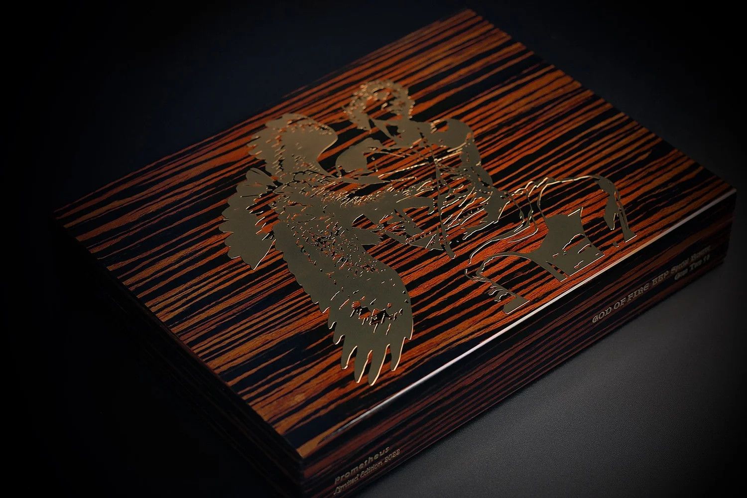 God of Fire KKP Special Reserve 10-Cigar Assortment, Color: Macassar Ebony