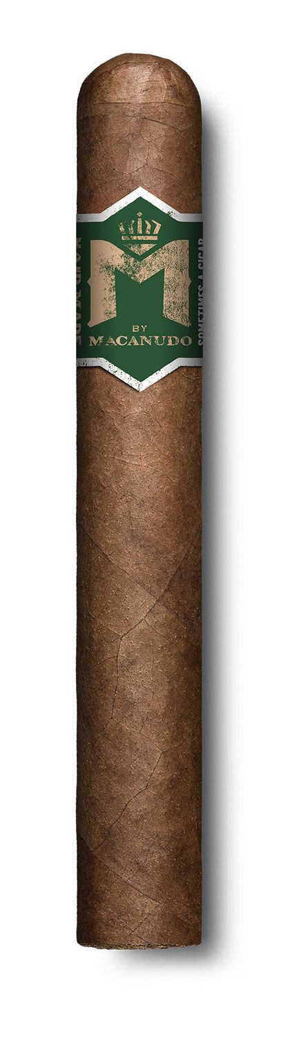 M Irish Cream by Macanudo, Size: Robusto (5&quot;x48), Single/Box: (Single)