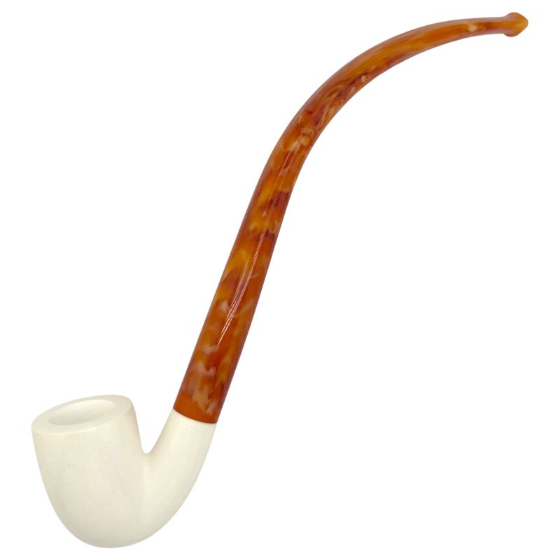 Servi Meerschaum Churchwarden Dublin Bent Smooth