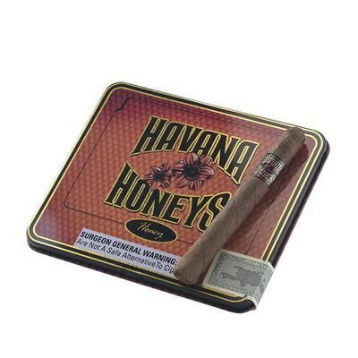 Havana Honeys Cigarillos, Flavor: Honey, Single/Box: (Single Tin of 10)