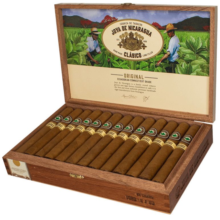 Joya de Nicaragua Clasico Original, Size: Claro Toro (6x50), Single/Box: (Single)