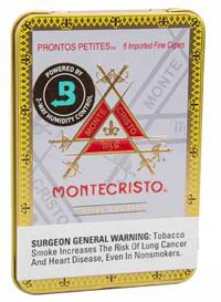 Montecristo White Pronto Petites, Single/Box: (Single Tin of 6)