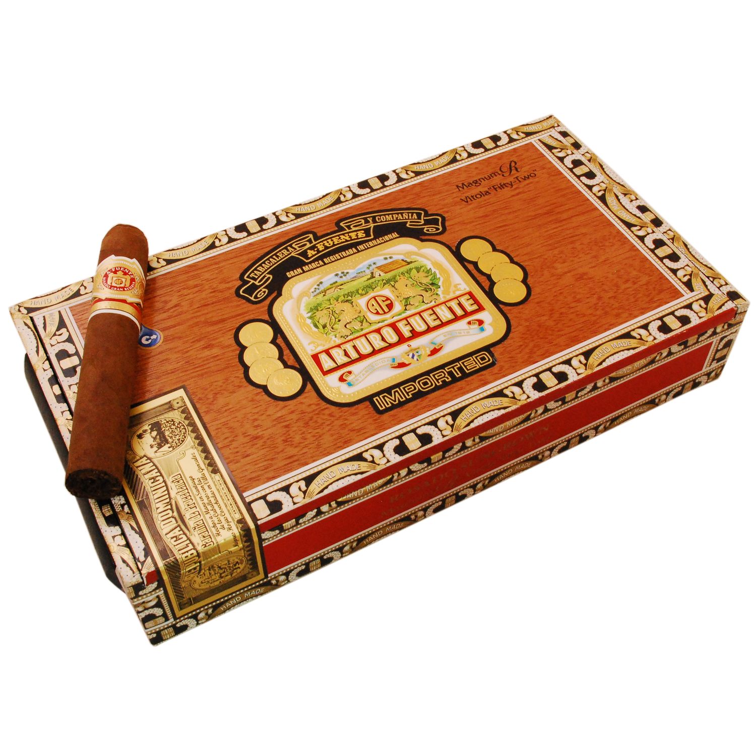 Arturo Fuente Magnum R Rosado Sungrown, Size: 52 (5 x 52), Single/Box: (Single)