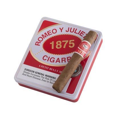 Romeo y Julieta 1875 - Petit Bully, Single/Box: (Single Tin of 6)