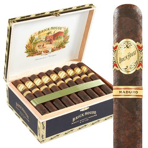 Brick House Maduro, Size: Mighty Mighty (6 1/4 x 60), Single/Box: (Single)