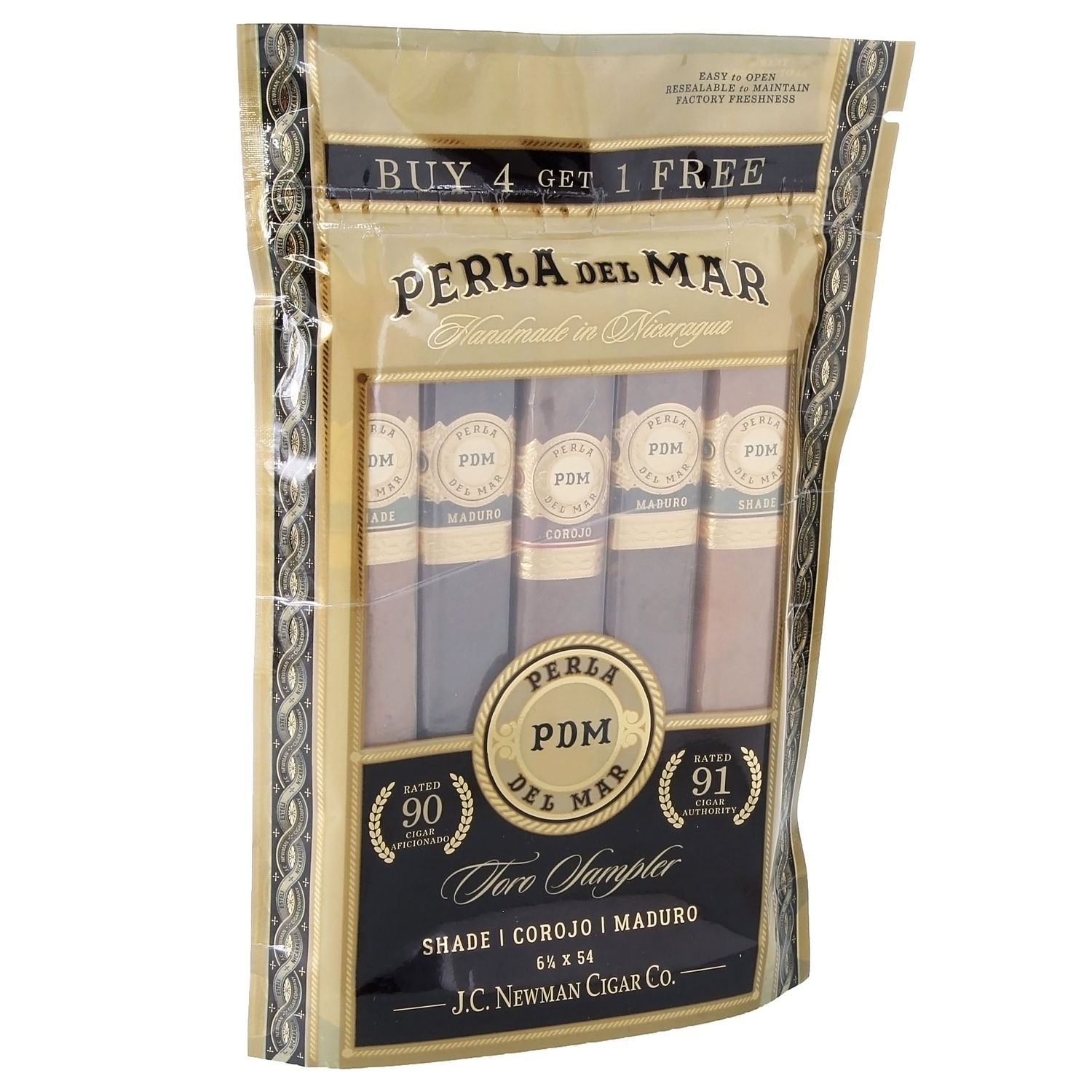 Perla del Mar Toro Sampler - 5-Pack, Single/Box: (Single Pack of 5)