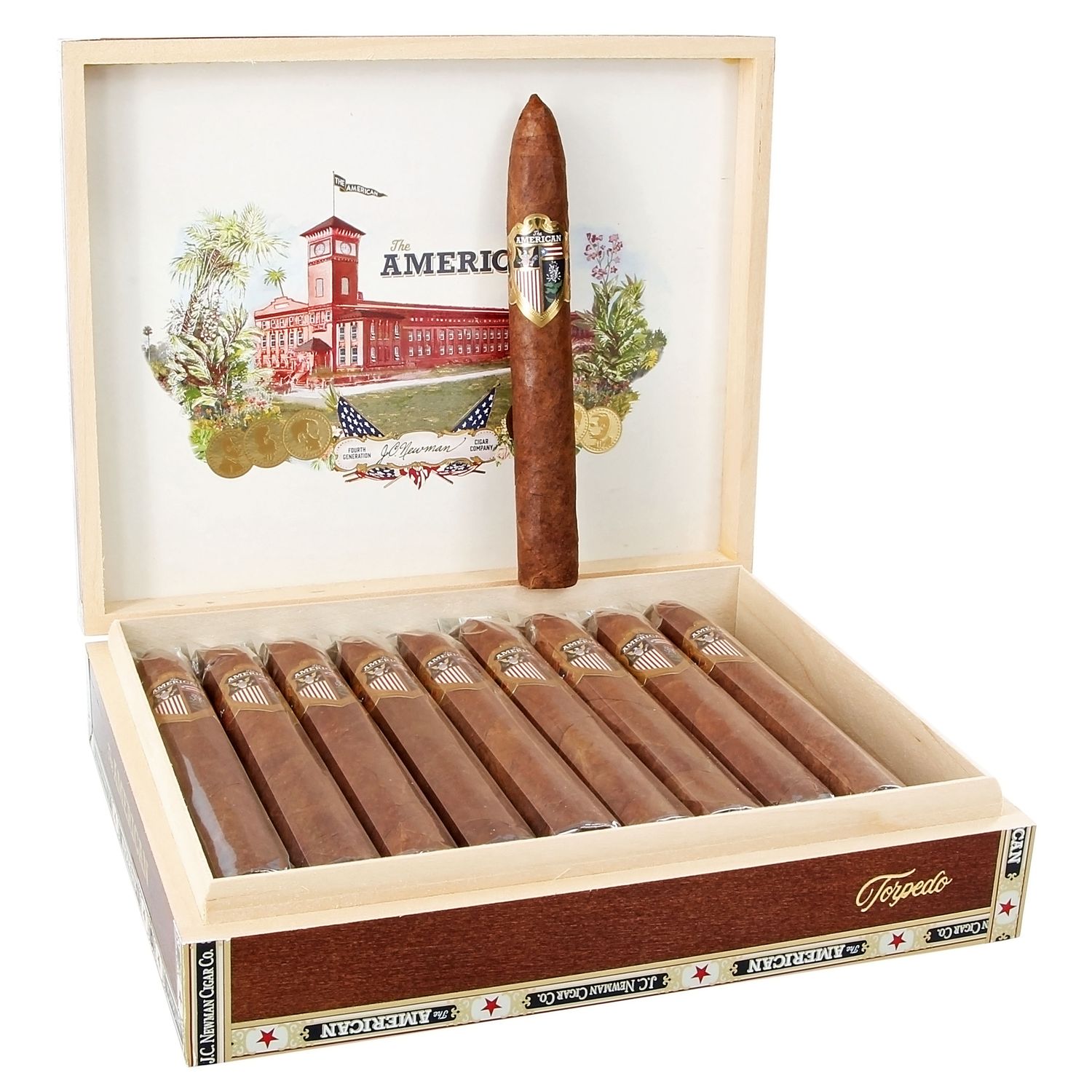 J.C. Newman The American, Size: Torpedo, Single/Box: (Single)