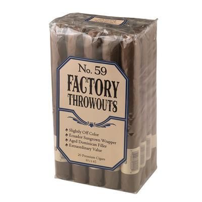 Factory Throwouts Natural, Size: #59 (6 1/4 x 45), Single/Box: (Bundle of 20)