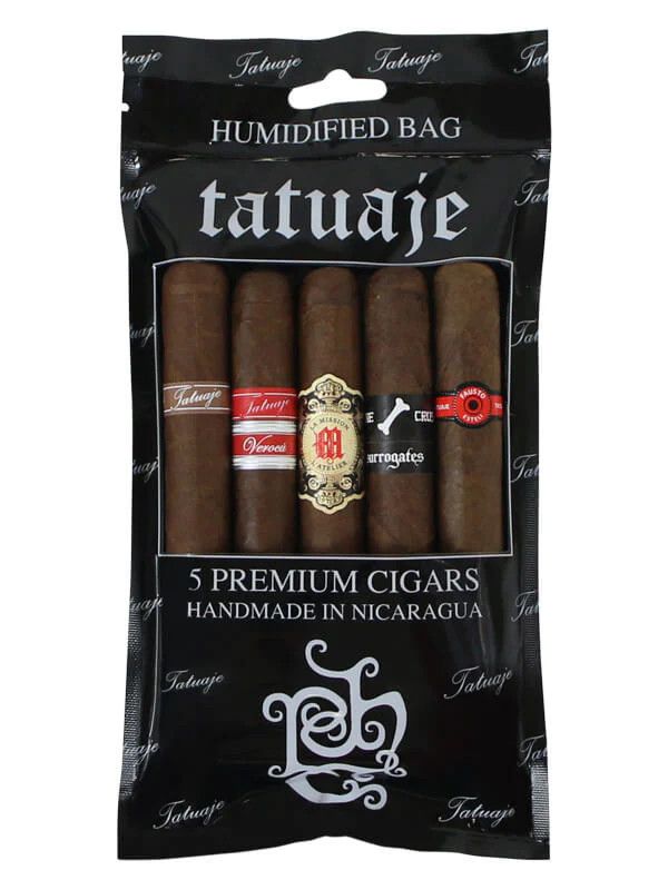 Tatuaje Black Sampler, Single/Box: (Single Pack of 5)