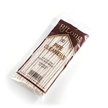 BJ Long Bristle Pipe Cleaners, Size: (80 Count), Single/Box: (Single)