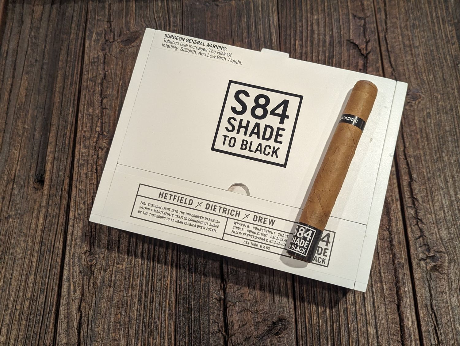 Blackened S84, Size: Toro (6 x 52), Single/Box: (Single)