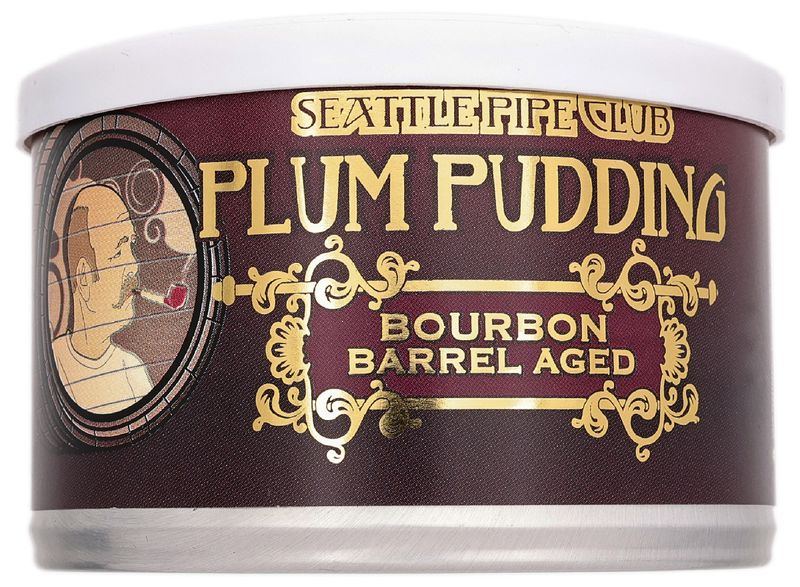 Seattle Pipe Club Plum Pudding Bourbon Barrel Aged 2 oz. Tin