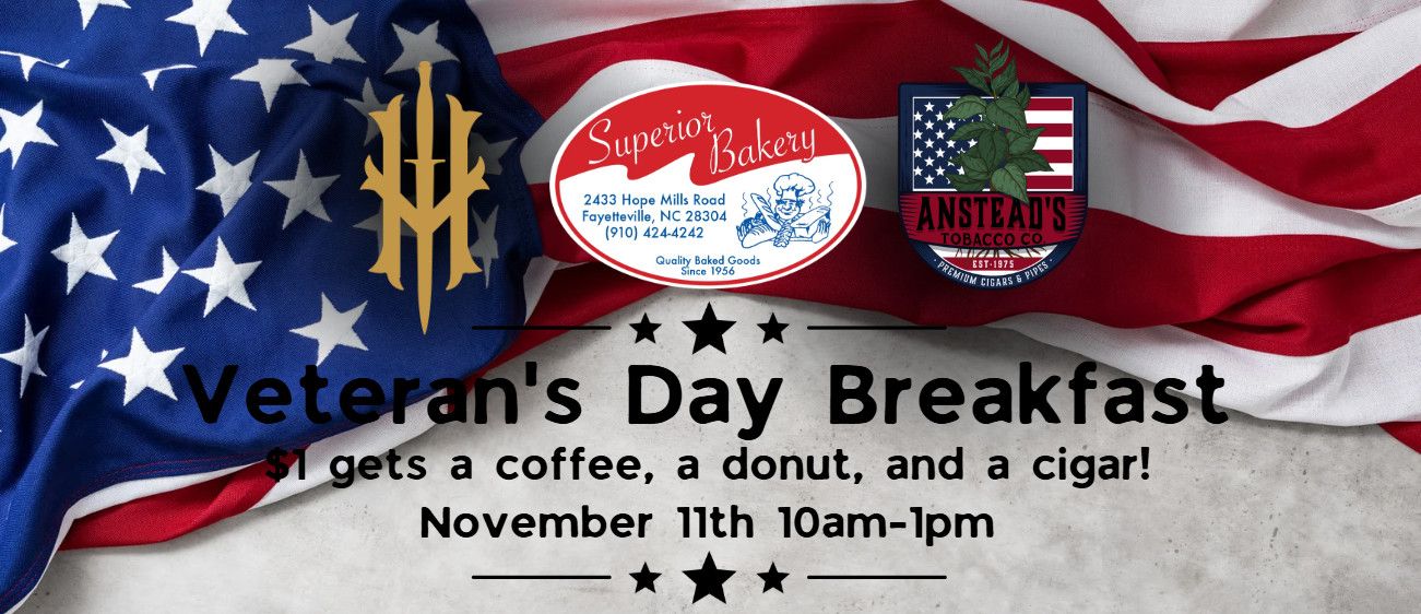 Hooten Young Veteran's Day Breakfast Ticket
