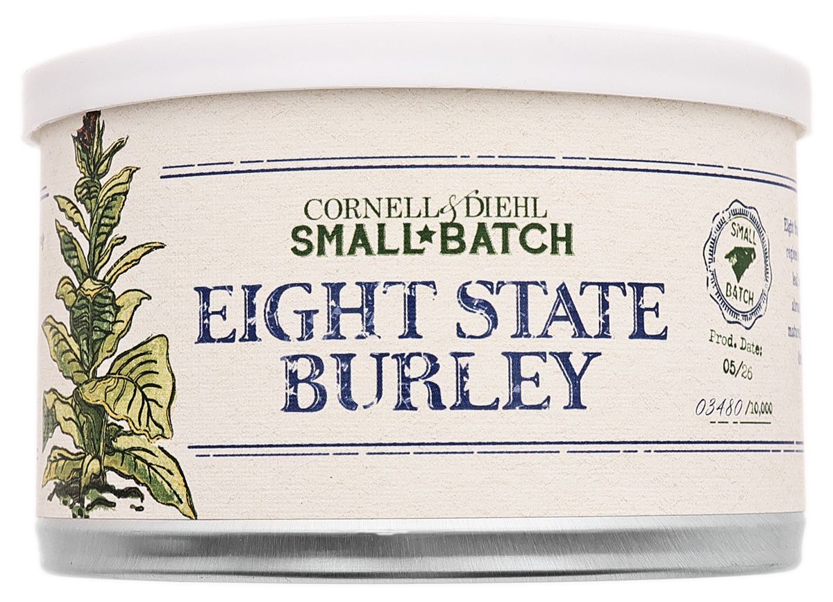 Cornell &amp; Diehl Small Batch Eight State Burley 2oz. Tin