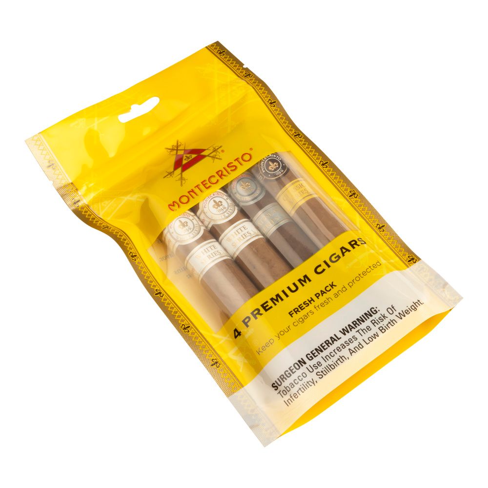 Montecristo Fresh Pack Sampler, Single/Box: (Single Pack of 4)