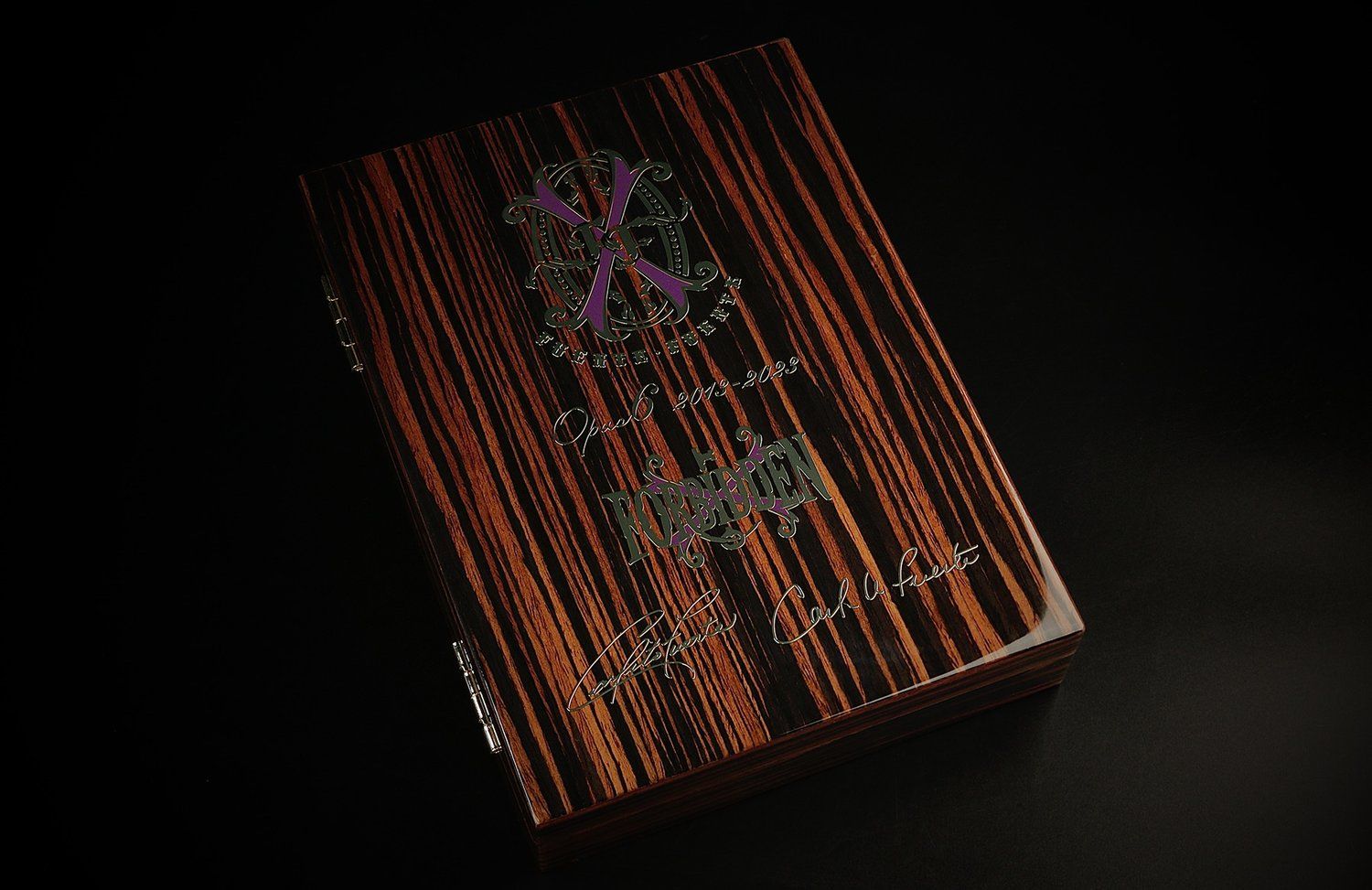 Opus X Opus6 Travel Humidor June 2024 Release, Color: Macassar Ebony