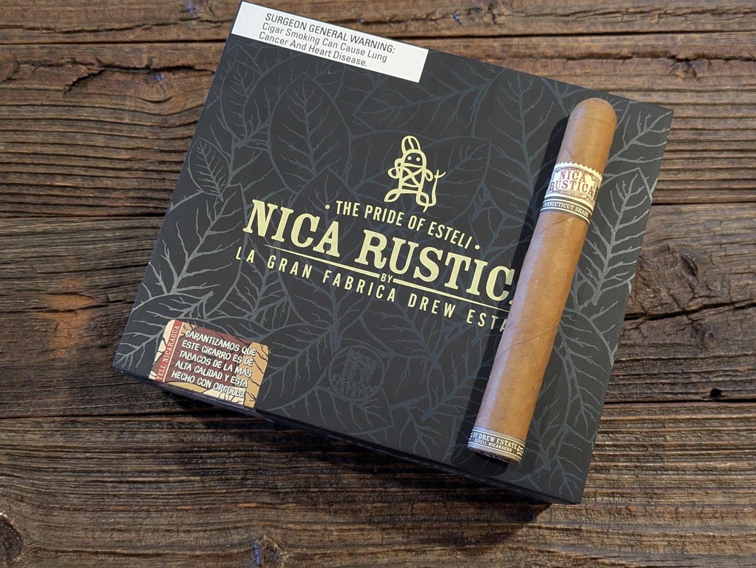 Nica Rustica Shade, Size: Toro (6"x52), Single/Box: (Single)