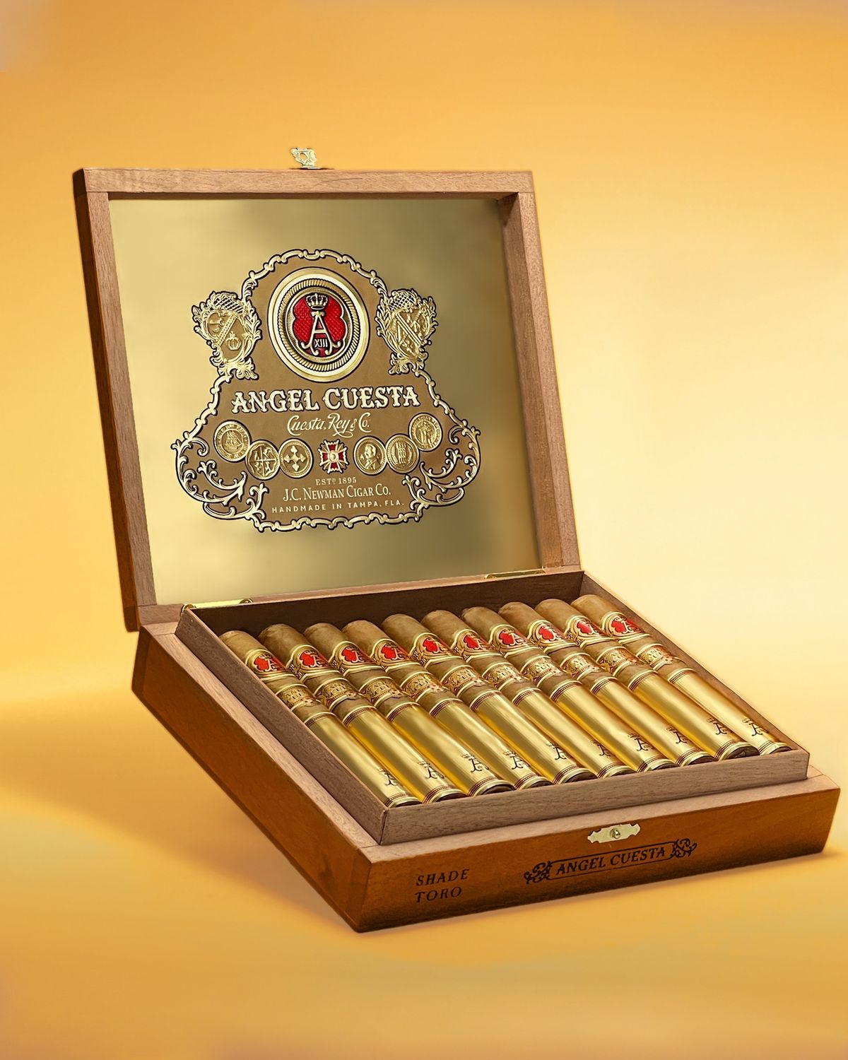 Angel Cuesta Shade, Size: Toro (6 1/4 x 52), Single/Box: (Single)