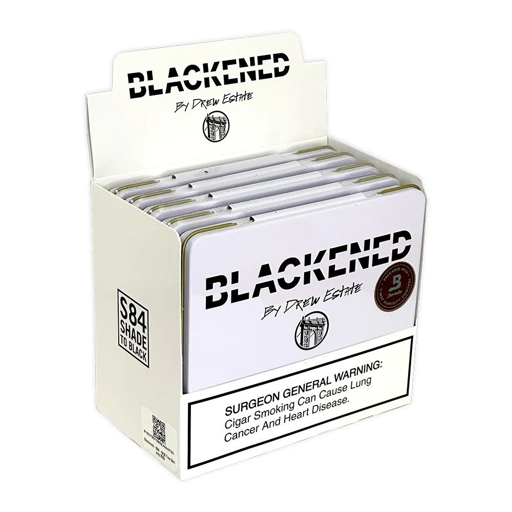 Blackened S84 Connecticut Cigarillos, Single/Box: (Single Tin of 10)