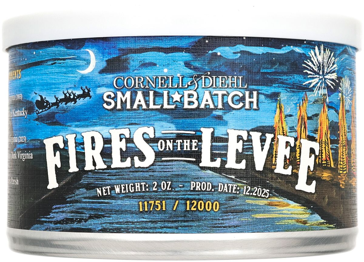 Cornell &amp; Diehl Small Batch Fires on the Levee 2oz. Tin