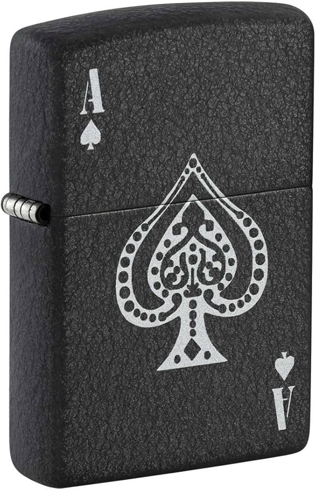 Zippo 81405 Ace of Spades Black Crackle