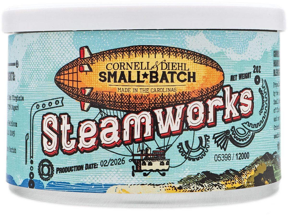 Cornell &amp; Diehl Small Batch Steamworks 2oz. Tin