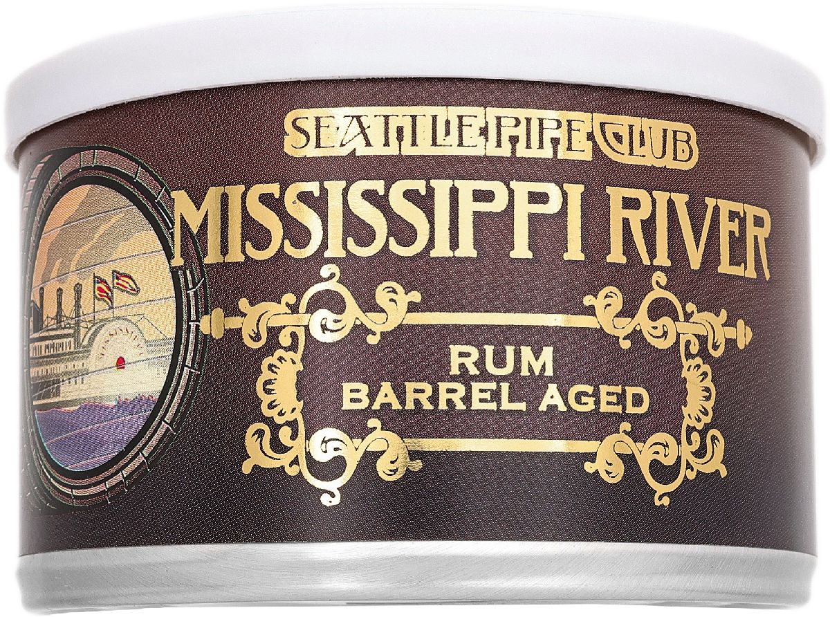 Seattle Pipe Club Mississippi River Rum Barrel Aged 2 oz. Tin