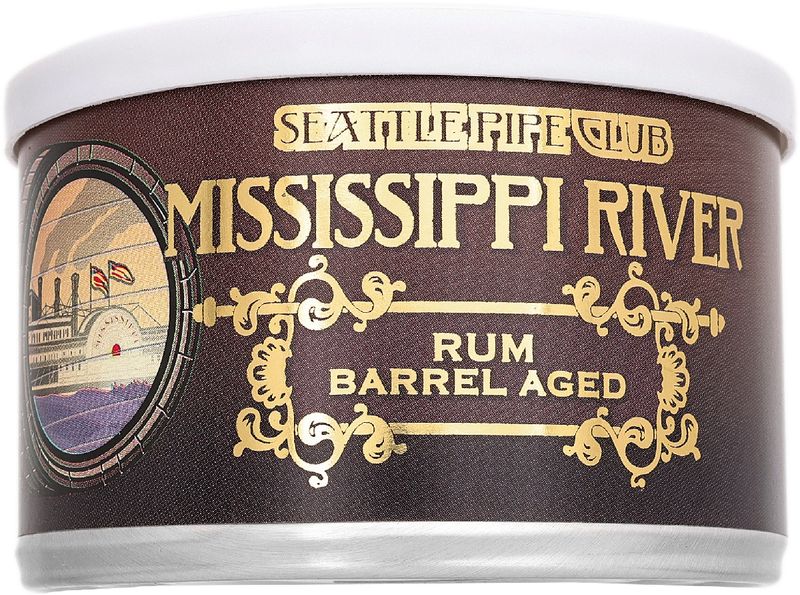 Seattle Pipe Club Mississippi River Rum Barrel Aged 2 oz. Tin